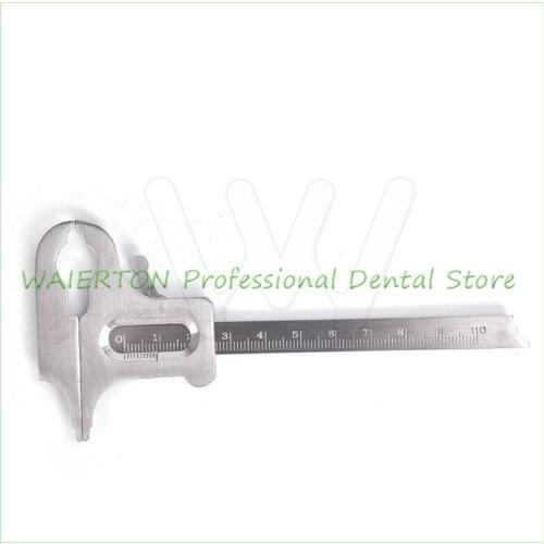 1PC Stainless Steel Vernier Caliper Gauge Micromete Measuring Dental Lab tool
