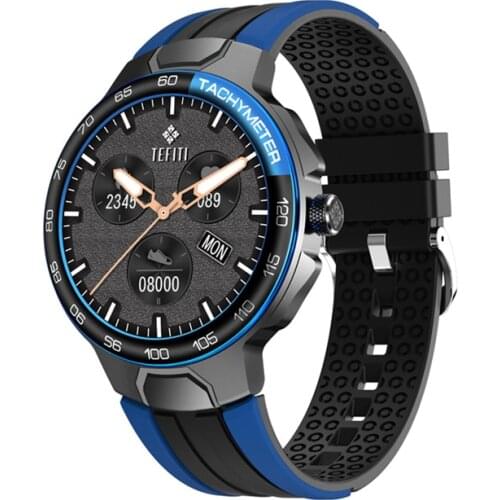 Sports Smartwatch Men IP68 Waterproof 1.28inch IPS Color Screen Blood Pressure Oxygen Detection Custom Wallpaper For IOS Android