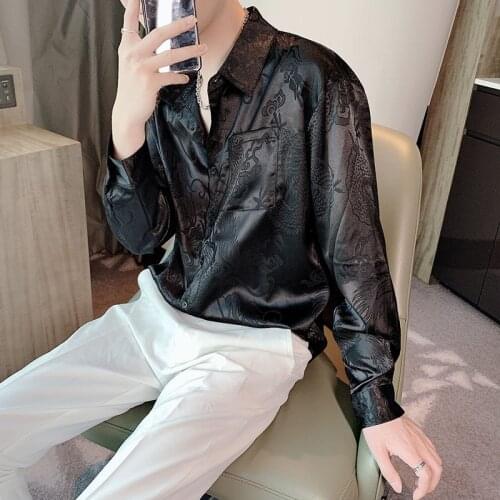 Viankani Mens Silk Shirts
