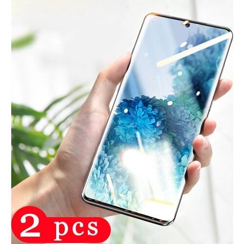 2Pcs 9D protective film for samsung galaxy s20 ultra s10e s10 lite s9 s8 plus s7 edge tempered glass phone screen protector