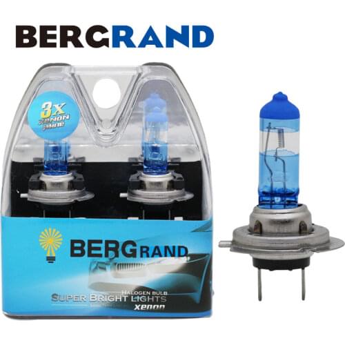 1PAIR H7 12V 55W Halogen 4300k Xenon Super Vision Ultra Headlight Bulbs Fog Light Quartz Glass 30% Longer Life bombilla coche