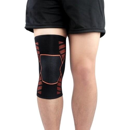 1Pc Knitted Knee Pad Sleeve Nylon Elastic Breathable Sport Support Compression Warm Leg newtector Sports Fitness Training new