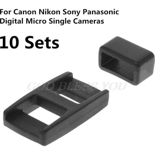 10 Sets Camera Strap Adapter Plastic Pieces Neck Shoulder Rope Clip Accessories For Canon Nikon Sony Panasonic Single Cameras