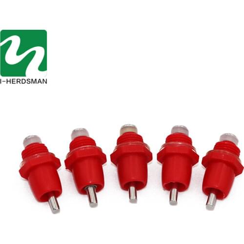 10Pcs High Quality Chicken Red Nipples Drinking Chicken With Automatic Water Dispenser Chicken Mouth Drinking Water Poultry Tool
