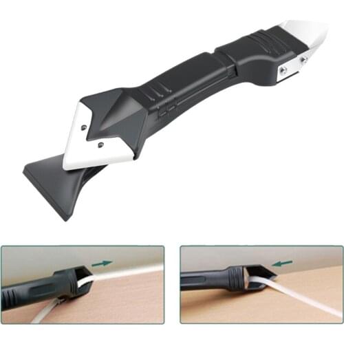 5 in 1 Glass Glue Angle Scraper Tile Gap Refill Agent Sealant Remover Scraper Shovel Caulking Mould Removal Tools Grout Kit
