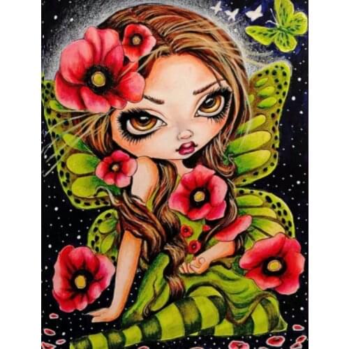 5D DIY Dimond Painting Kits Jungle Veast Roaring Lion Canine Animal Dplash Ink Oil Full Round With AB Drill Masonry Modern Gift