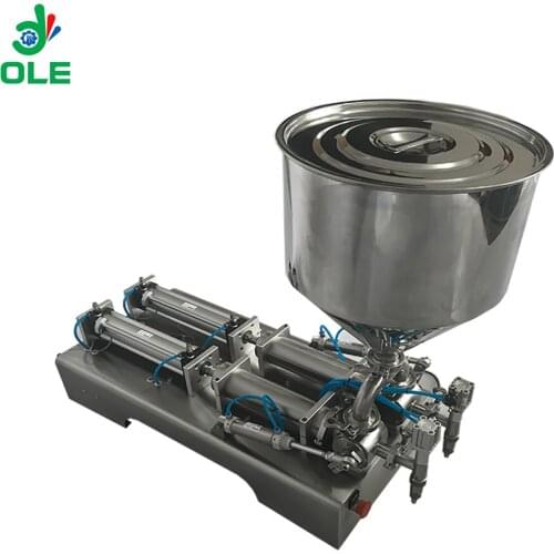 Electric Pneumatic All in One Paste Filler Machine Siracha Filling Machine