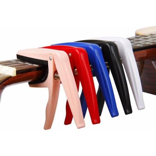 Guitar Capo Steel Quick Change Acoustic Guitar Ukulele Pick Capo Key Tuning Clamp Accessory