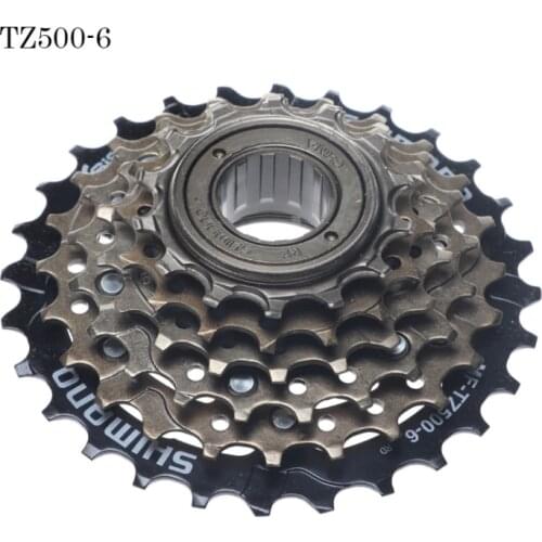 SHIMANO Mountain Bike Transmission Accessories MF-TZ500-6/7 Cassette Bicycle Freewheel Cassette 18-21 Speed Bicycle 14-28T