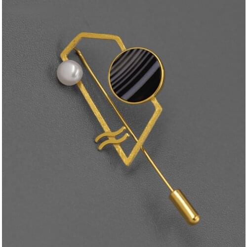 Lotus Fun Moment Black Brooches For Clothes