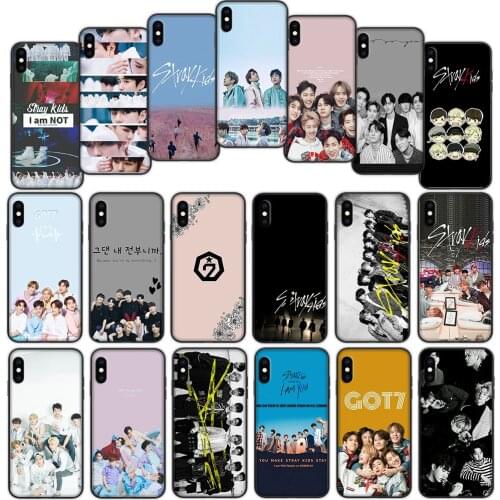 Stray Kids GOT7 Soft Cover Case for iPhone 7 8 6 6S 5 5S SE Plus