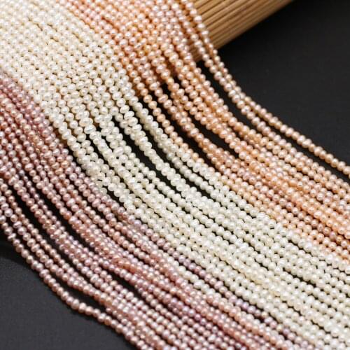 Charm Freshwater Pearl Beads Potato Shape Natural Pearls for DIY Elegant Necklace Bracelet Making Jewelry Findings Strand 14