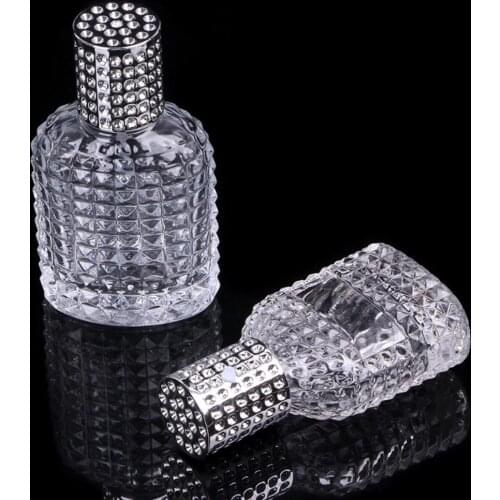 30ml/50ML Portable Refillable Perfume Bottle Container cosmetic Spray Atomizer Empty Bottle glass for Travel Perfume Bottle