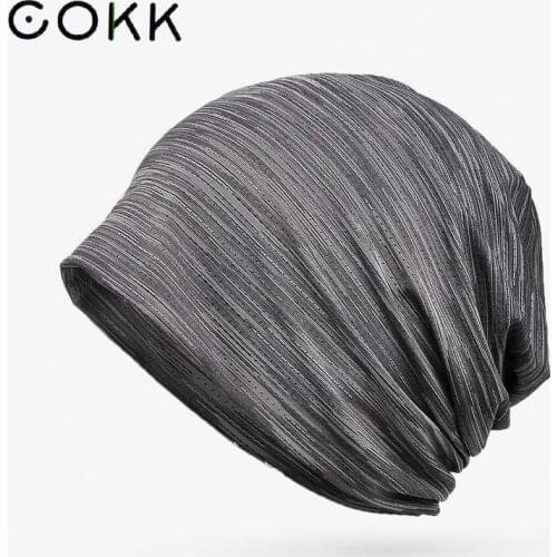 COKK Mesh Beanies Quick Drying Breathable Sun Protection Riding Running Outdoor Thin Beanie Women Men Unisex Sport Cap Bonnet
