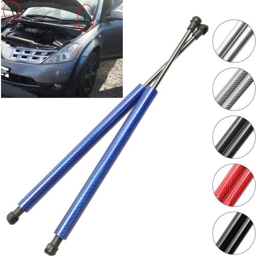 2pcs/set Car Bonnet Hood Gas Struts Shock Struts Auto Lift Supports Spring Strut for Nissan Murano Z50 2003-2007 372 MM