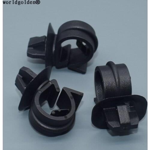 Worldgolden 100pcs auto plastic clip Engine Routing Clip