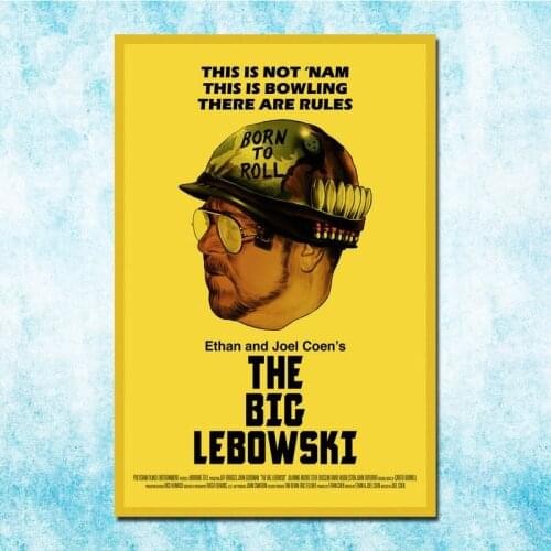 Vintage Classic Movie The Big Lebowski Art Silk Poster Canvas Retro Print For Home Room Decor Decoration-003