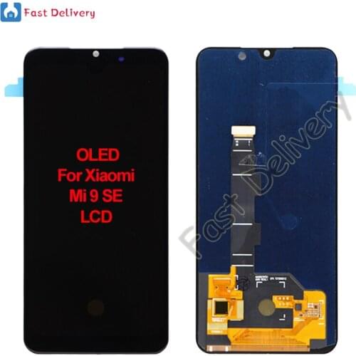 OLED For Xiaomi Mi 9 SE LCD Display Touch Screen Digitizer Assembly For Xiaomi Mi9 SE lcd Replacement Accessory Parts 100%Tested