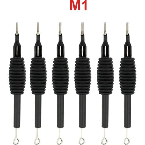 10PCS M1 19mm Tattoo Needle Sterile Disposable Tattoo Nozzle Needle Tips Tube Grip 5/7/9/11/15 M1 Tattoo Gun Supplies Machine
