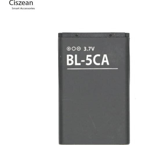1x BL-5CA BL5CA Phone Replacement Battery For Nokia 1110 1111 1112 1200 2310 5130XM 7600 N70 E60 5030 C2-00 C2-01 X2-01