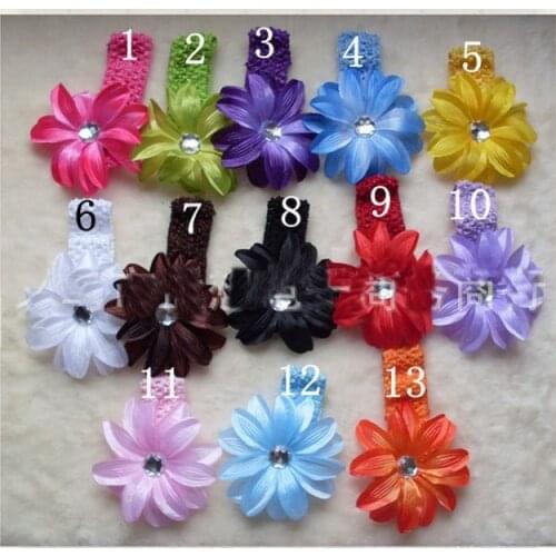 2018 best sale 300pcs lily flower hair Childrens hair adorn flower b aby hair girls hair high quality politeness