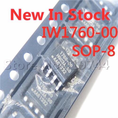 5PCS/LOT 1760-00 IW1760-00 SOP-8LED TV power management chip In Stock NEW original IC