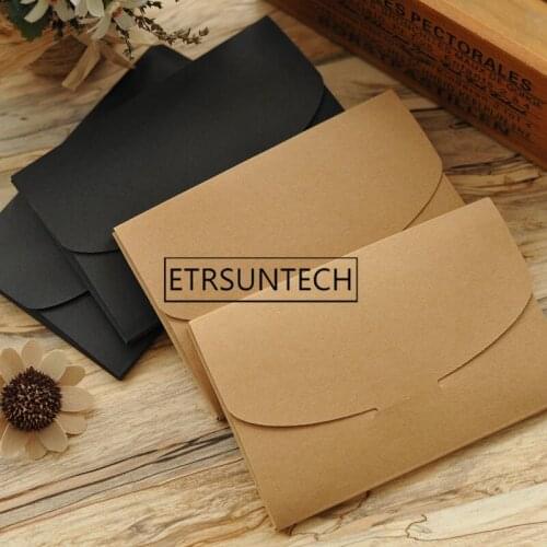 500pcs DIY Cards Packaging Box Cardboard Photo Pack Gift Box For Postcard Kraft Paper Envelope Package Case Party Favor
