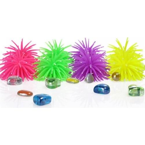 6 Colors Silicone Aquarium Fish Tank Artificial Coral Plant Underwater Ornament Decoration Colorful Coral Fish Aquatic Ornament