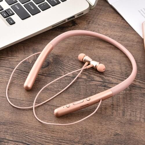 Tws Wireless Bluetooth 5.0 and EDR earphone with mircophone Hanging Neck sport Headsets noise reduction headphones sd card