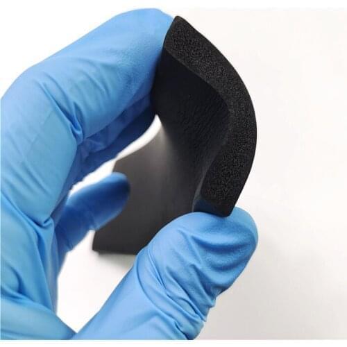Length 1-3m width 5 to 140mm waterproof black color EPDM foaming sealing strip EPDM rubber sealing srip