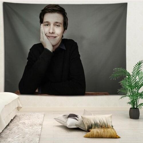 Nick Robinson Tapestries Hanging cloth background wall covering bedroom renovation bed decoration tapestry custom logo
