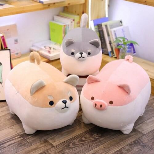Hot Sale Cute Shiba Inu Dog Plush Toy Stuffed Soft Animal Corgi Chai Pillow Christmas Gift for Kids Kawaii Valentine Present