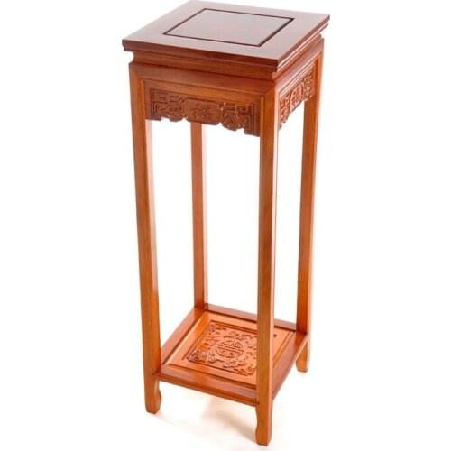 Water story several Chinese rosewood table flower flower decoration floor water fountain ornaments base