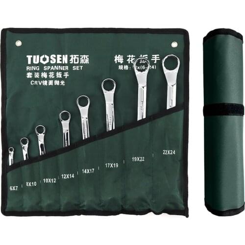 Combination Wrenches 8PCS Wrench Spanner Socket Tool Set Ratchet Car Wrench Set Hand Tools Socket Head Wrench Set