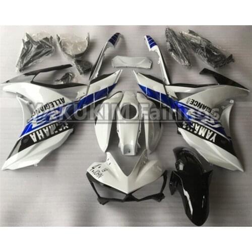 Motorcycle ABS Injection Fairings Kit For YAMAHA YZF R3 R25 2014 2015 2016 2017 2018 15 16 17 Bodywork Cover White Blue Custom