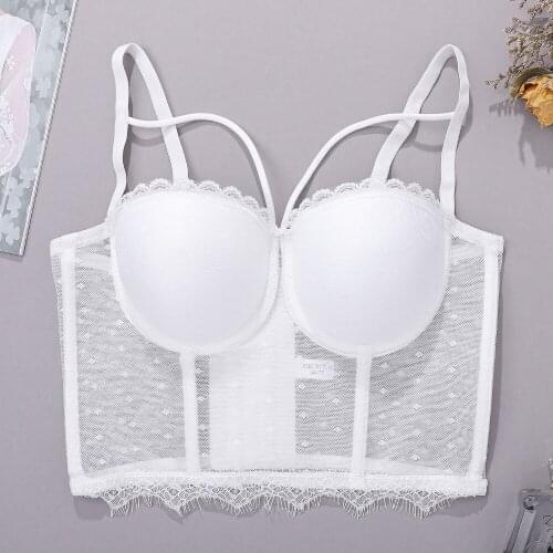 Honviey Sexy Lace Bra Panty Sets Gathering No Steel Ring Bralette Beautiful Back Big U Lingerie Set Ladies Underwear Set