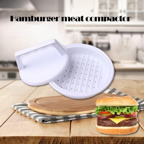 Creative Plastic Round Shape Meat Tools Hamburger Press Hamburger Meat Beef Grill Burger Press Patty Maker Mold Kitchen supplies