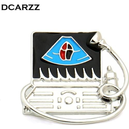 Heart Enamel Pin Metal Surgeon Brooch,Heart Surgeon Gift,Heart Defect Charms Accessories,Med Gifts Medical Jewelry Wholesale