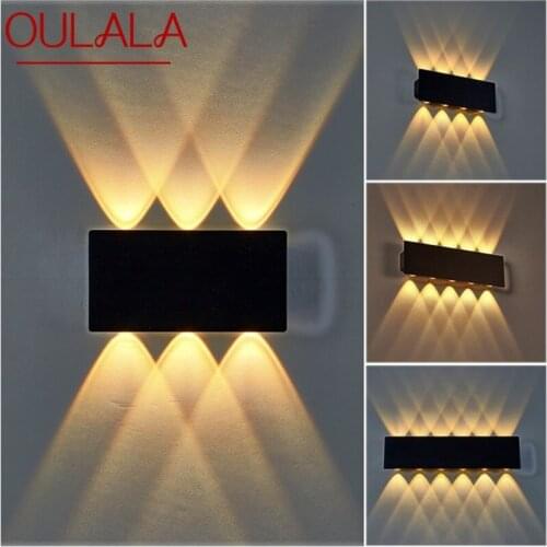 OULALA Wall Sconce Light Creative Contemporary Outdoor Waterproof LED Lamp For Home Corridor