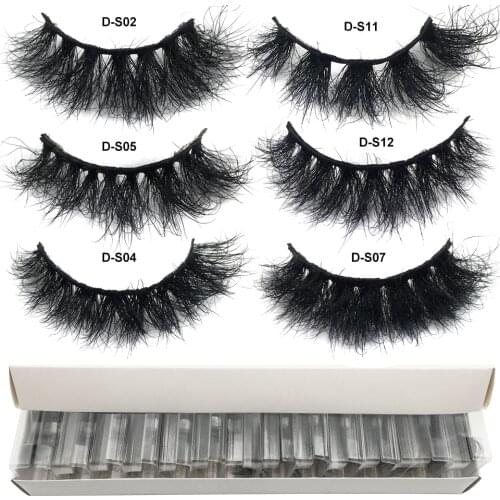 Wholesale Mink Eyelashes 10-50 pairs / Bulk Volume Soft Messy Fluffy Lashes Extension Natural False Eyelashes Makeup Mink Lashes