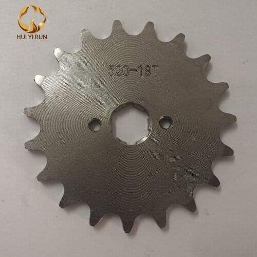 Front Engine Sprocket 520# 19 Teeth 20mm For 520 Chain With Plate Locker Motorcycle Dirt Bike PitBike ATV Quad Parts