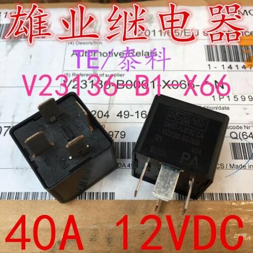 Relay V23136-B1-X66 12V 40A V4-1A