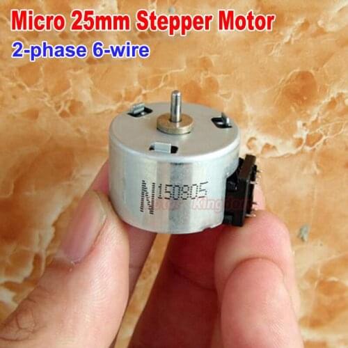 Micro 25MM Minebea N150805 Stepper Motor DC 24V 2-Phase 6-Wire Strong Magnetic 18 Degree Stepping Motor