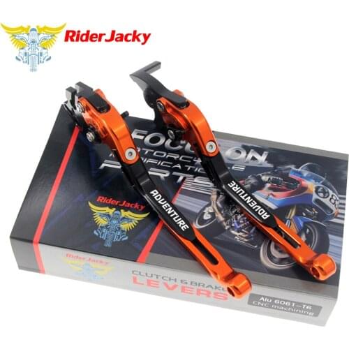 Riderjacky For KTM 1090 Adventure/R 2017-2018 Motorcycle CNC Folding Extendable Brake Clutch Levers