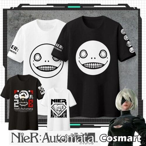 [STOCK]HOT Game NieR Automata Figure 2B Emil Summer Cotton T-shirt Cosplay T shirt S-2XL Unisex NEW 2017