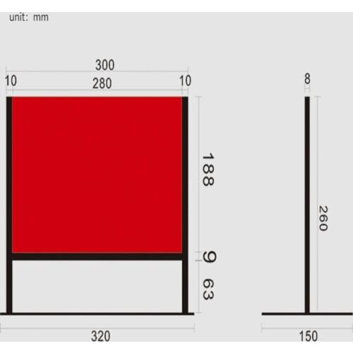 Counter Table Top Standing Advertising Cardboard Metal Acrylic Poster Display Photo Frames Menu Document Sign Holder Stand