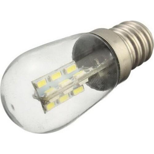 AC220/AC110V led Bulb E12 E14 Smd 24 Led High Brightness Glass Lampshade Pure Warm White Lamp For Sewing Machine Refrigerator