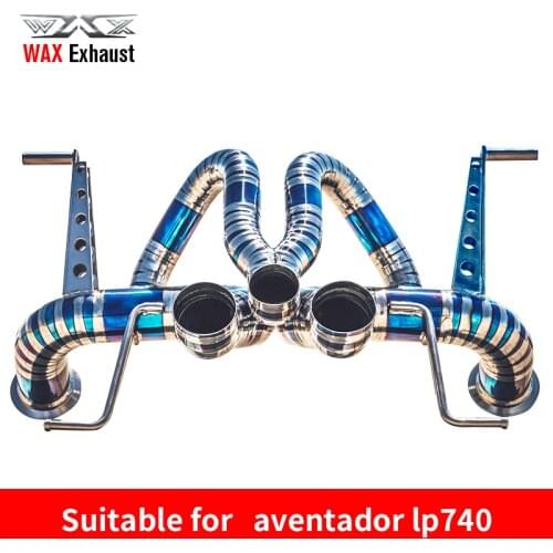 Factory hot sale titanium exhaust pipe with valvetronic for Aventador s coupe roadster LP740-4