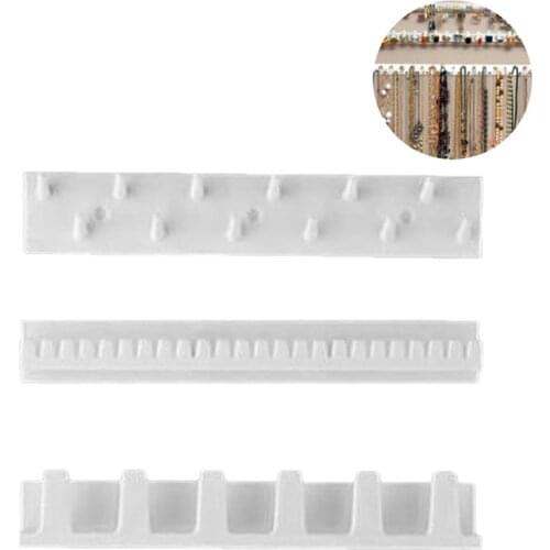 9 In 1 Jewelry Display Organizer Adhesive Paste Wall Hanging Storage Jewelry Hooks Earring Ring Necklace Hanger Holder Stand