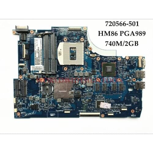 High Quality 720566-501 for HP ENVY 15-J 15T-J Series Laptop Motherboard 720566-001 rPGA947 HM86 DDR3 740M/2GB 100% Fully Tested